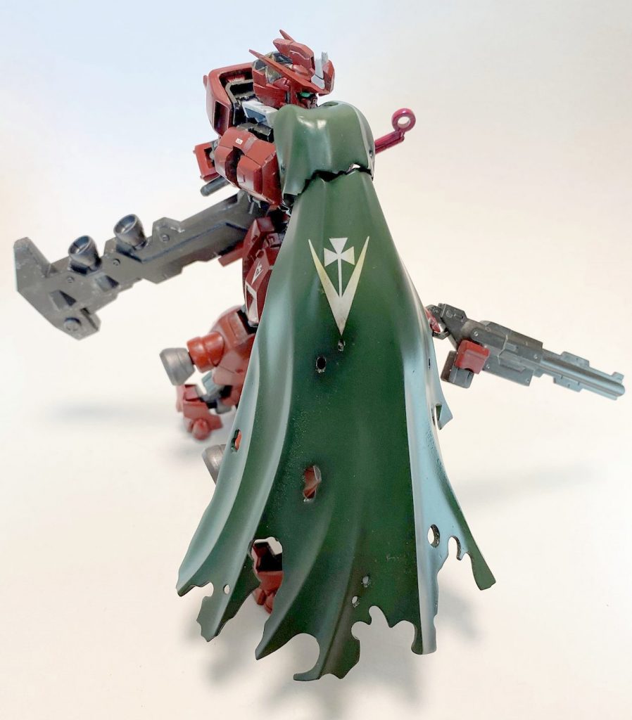 ショットガンカバカーリーのパーツとモンテーロの手甲でマガジン式に変更。腰にも二つマガジンを装着しています。面制圧用。