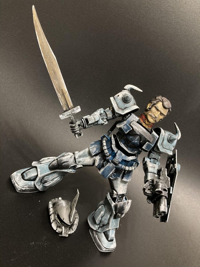 ランバ・ラル大尉と言えば、一年戦争のゲリラ戦を戦い抜いてきた生粋の職業軍人で「青い巨星」の異名を持つキャラクターですね。