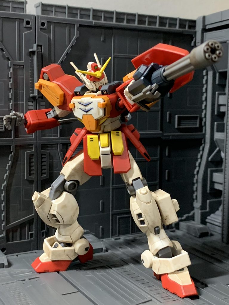 目玉であるビームガトリング。(最初の頃は実弾なのかと思ってました笑)  