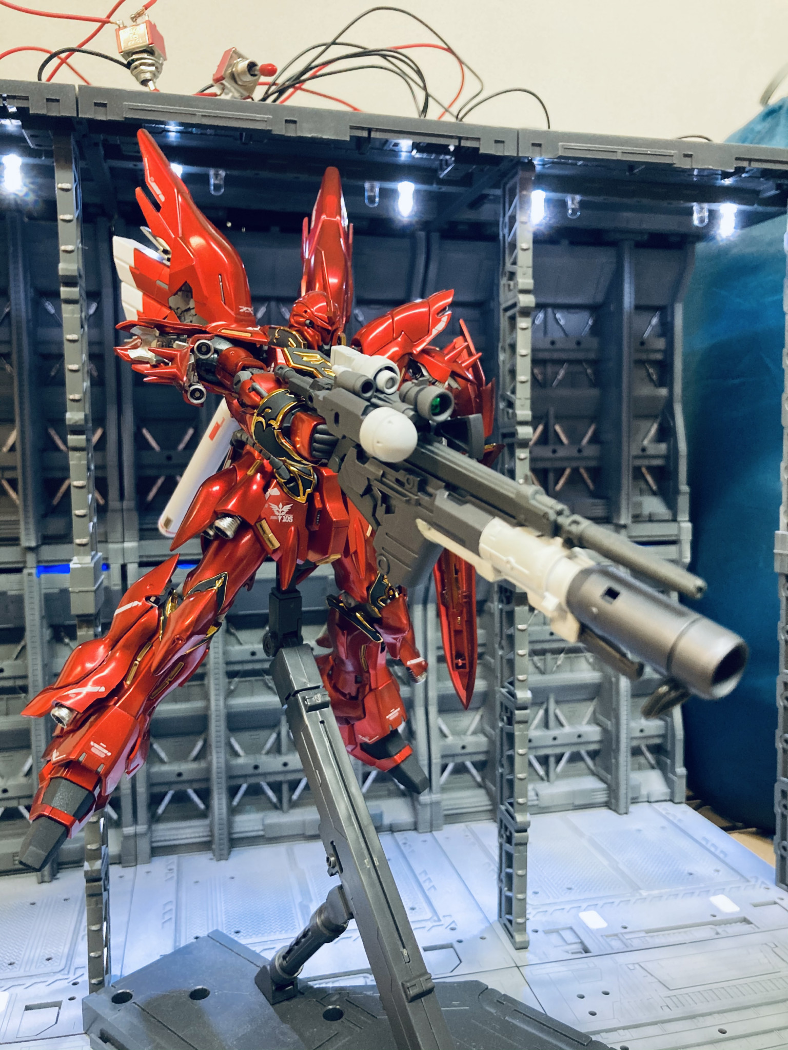 RG シナンジュ パール塗装｜kai34さんのガンプラ作品｜GUNSTA（ガンスタ）