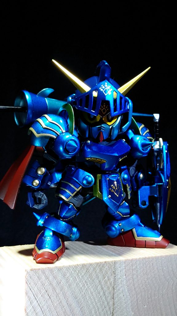 額や前掛けはネイル用シールを使いました。