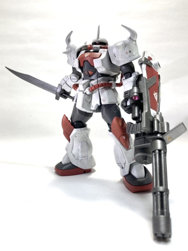 ガンダムマーカーエアブラシの白は中々辛かったです