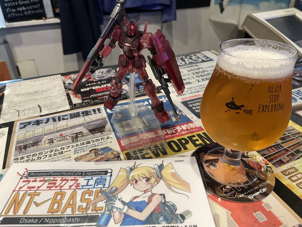 今回製作するキッカケが大阪日本橋のアニプラカフェNT-BASEにて「RX-78コンペ」が開催されたので、これを機に久しぶりにガンプラ製作しました。