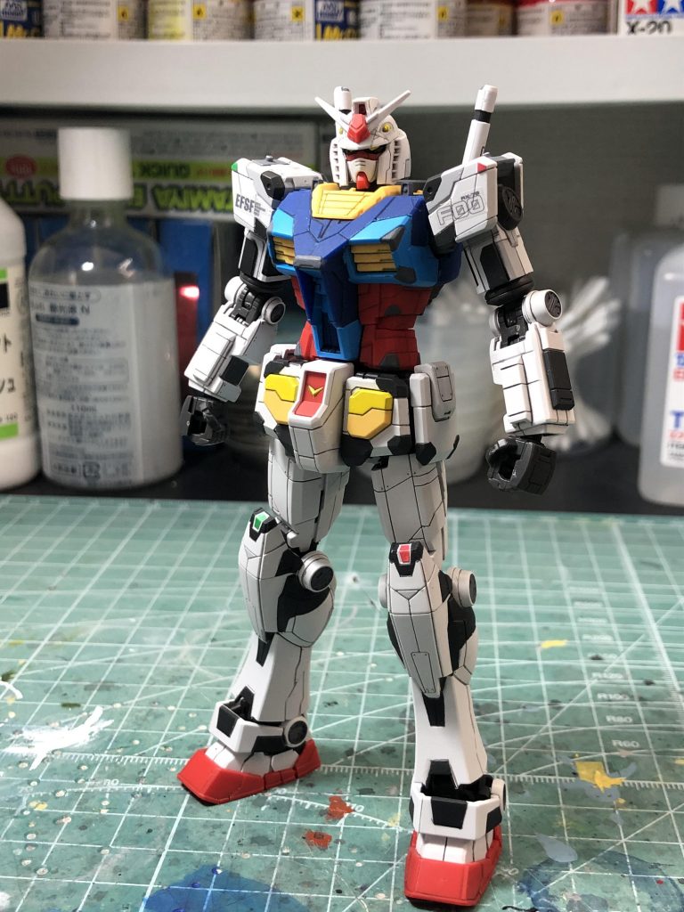 素体はこんな感じに塗装しました^ ^ちょっと黒が濃すぎたかな(^◇^;)？