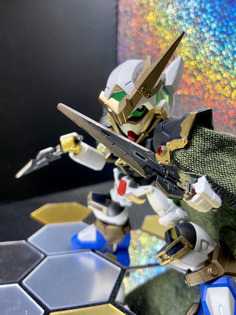 長紅・小蒼裏丙阿の腰にある二刀。流浪の旅以降の主武装。