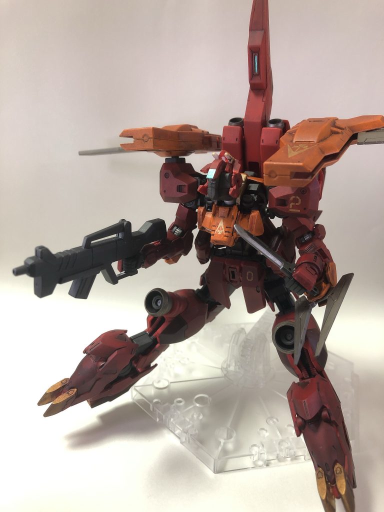 なんちゃってガウォークも一応可能です。まあ可変機ならやりたくなりますよねw