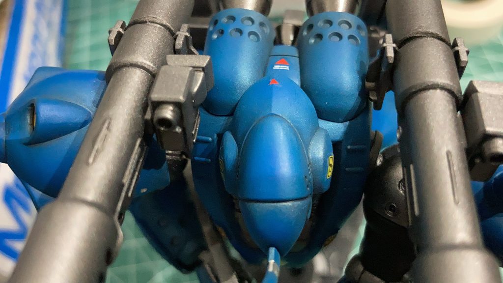 本当はグラデーション塗装をしたかったのですが、完全にぼやけちゃってグラデーションとしては失敗しちゃいました…が、これはこれでいいやと割り切りました\(//∇//)\