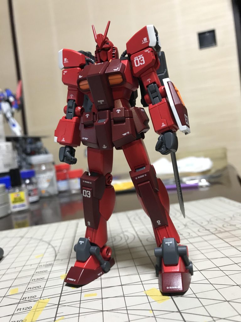 斜め武装あり                正面だと武装が見えないのは内緒です。