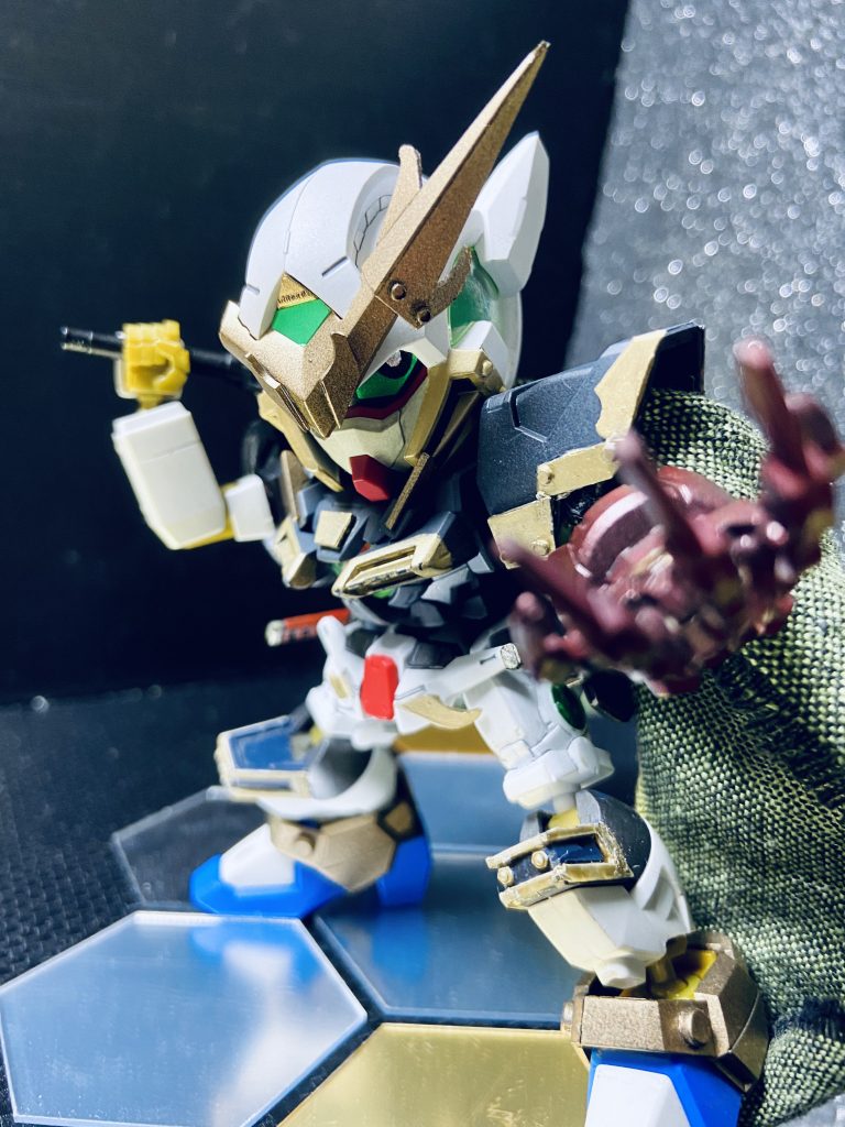 というわけで武者エクシア裏丙阿でした!初の武者ガンダム化でしたが中々寄せれて楽しく、満足です!ご評価コメントいただけると幸いです!