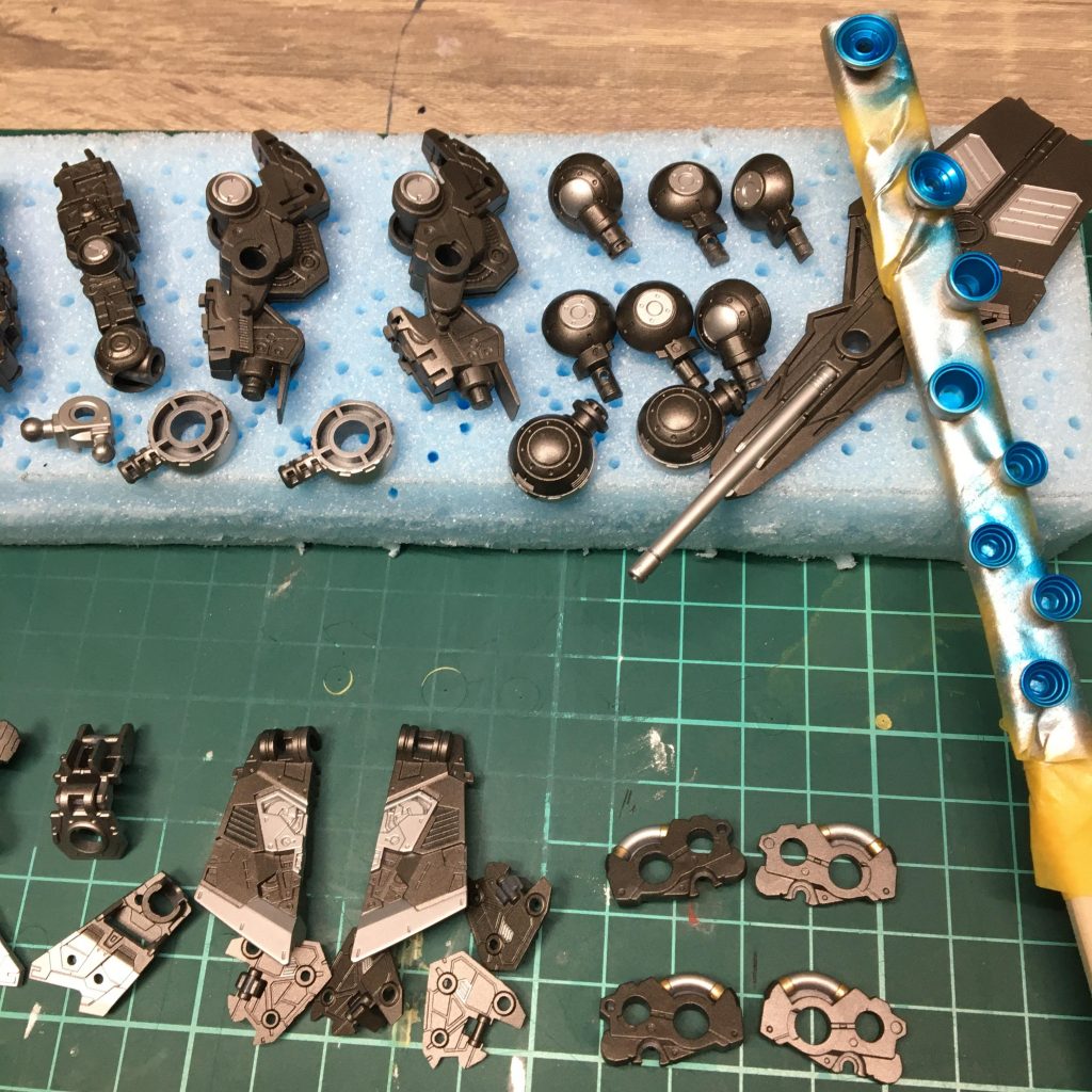 内部フレームの塗り分け