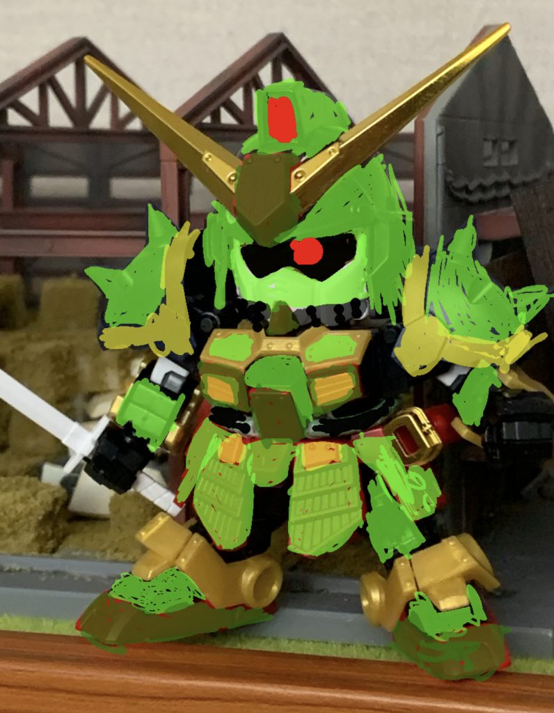 塗装イメージのカラーチャートちょっとだけ変更してますね