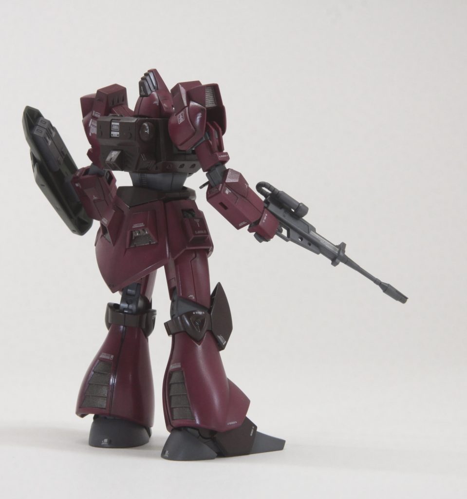 バックショット1  あまり多くの色を使わないように渋めに塗り分け