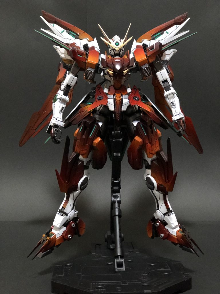 ブースター展開時の正面はこんな感じになります。 