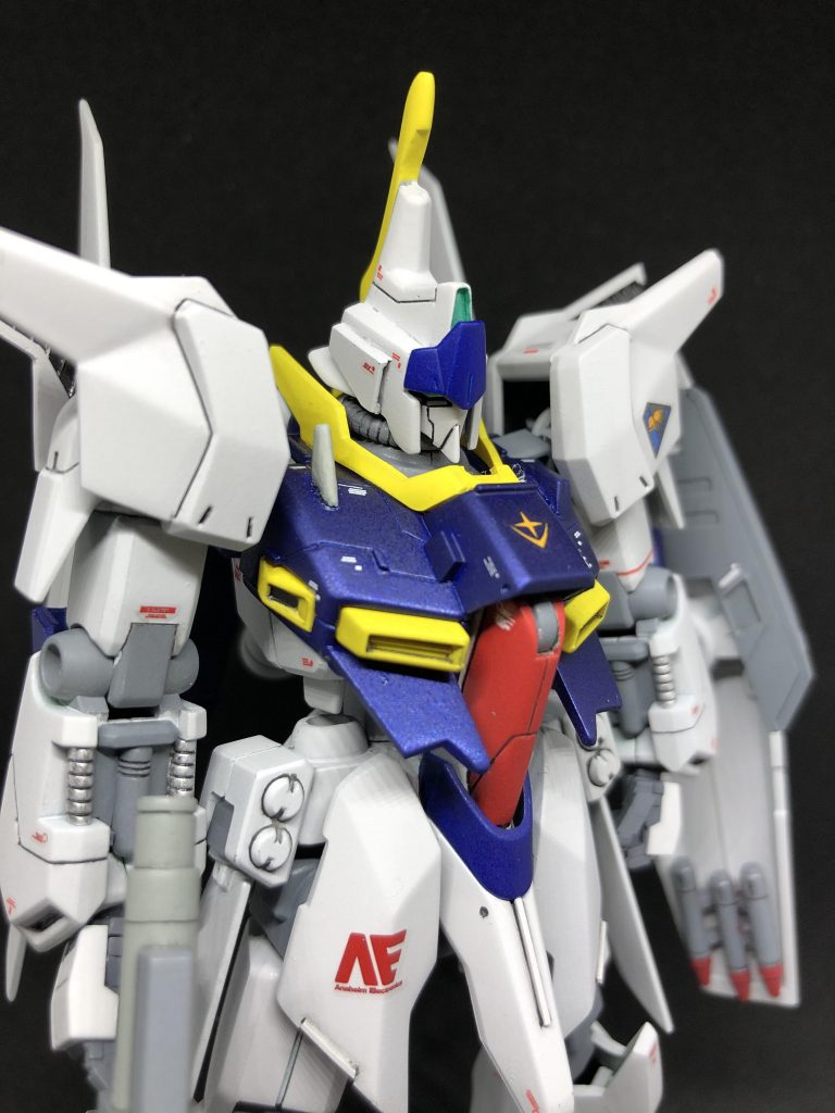 頭部のみ過去の作品の塗装を落とし、再利用。