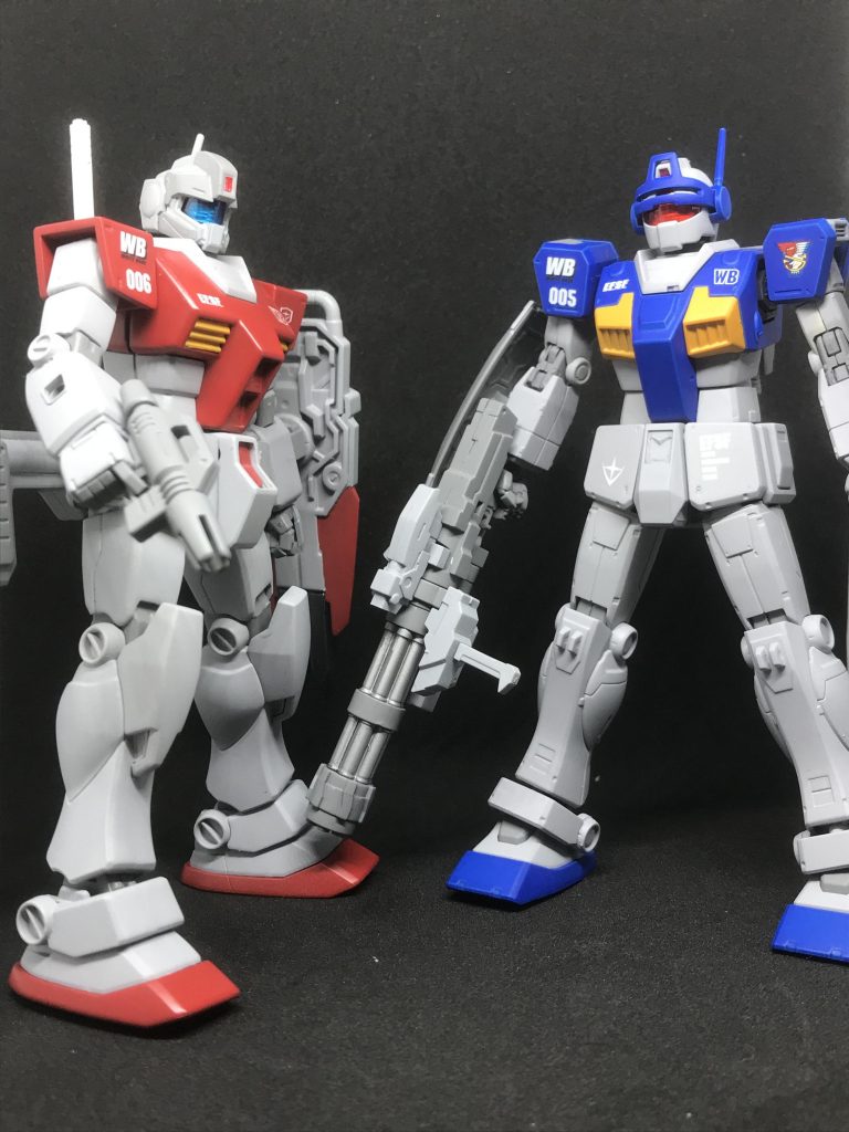 デカールも統一感出すために共通にしてます。