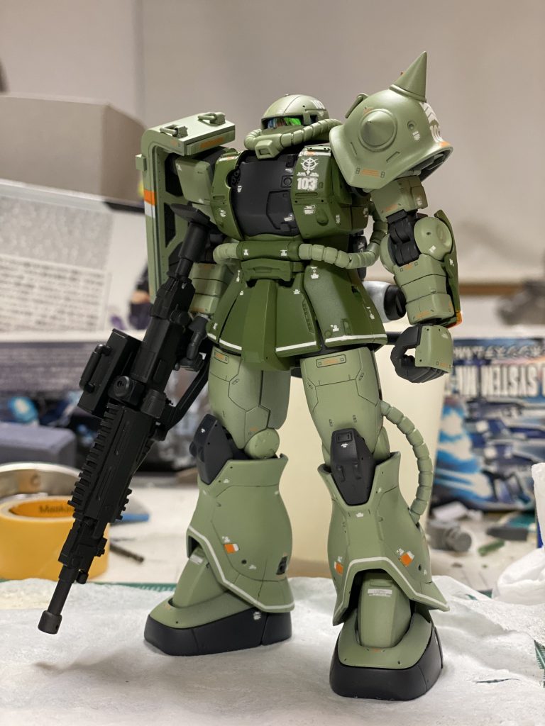 デカール貼り、トップコート完了