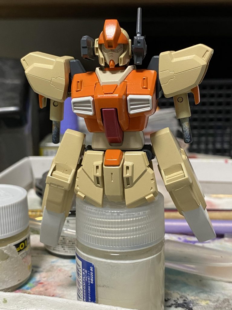 塗装終了。鮮やかなゼネラルレビルカラー!