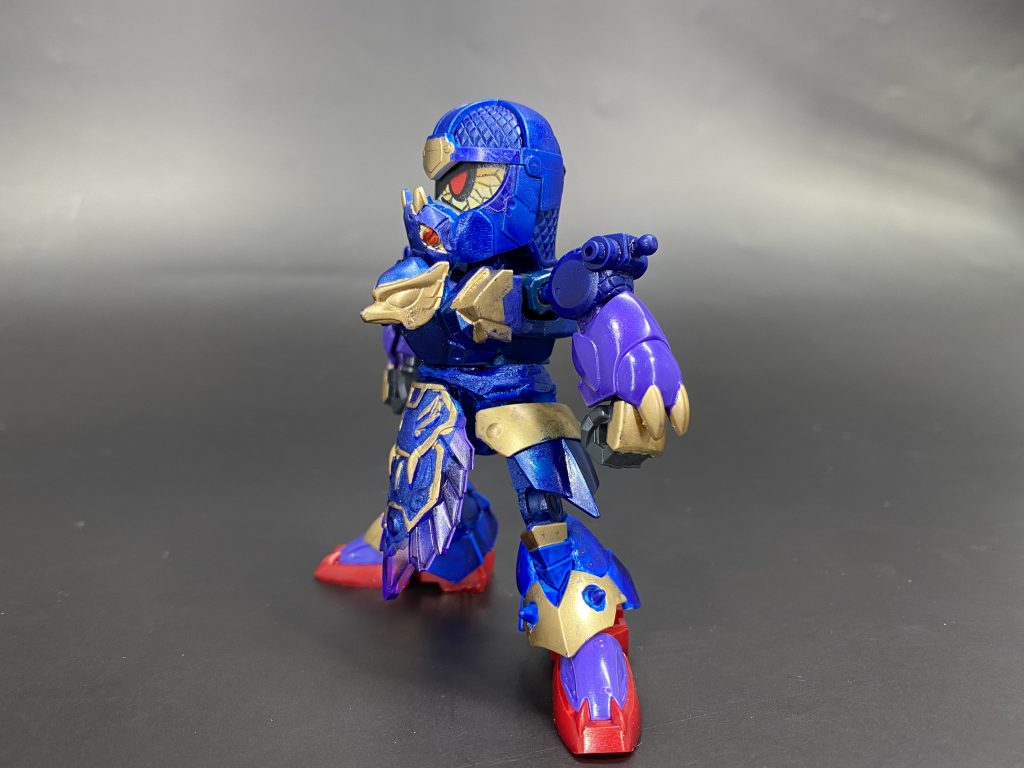 軽装形態。しゃばろアイに書き込みを入れて禍々しくしました。