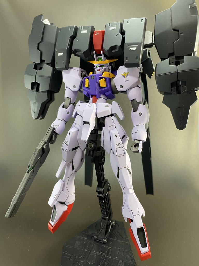 ラファエル・セラヴィー両形態も勿論ですが、合体した状態でもスタイルを崩さないように調整したので、暖簾とビッグキャノンの位置も余り違和感なく出来たかと思います。