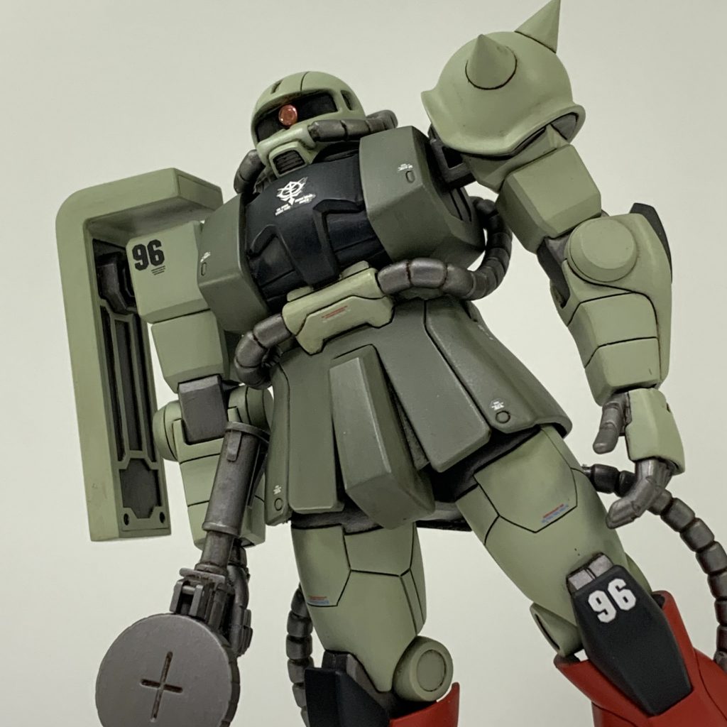 塗装はファレホの筆塗り。FGのポテンシャルを引き出すことを意識しました✨