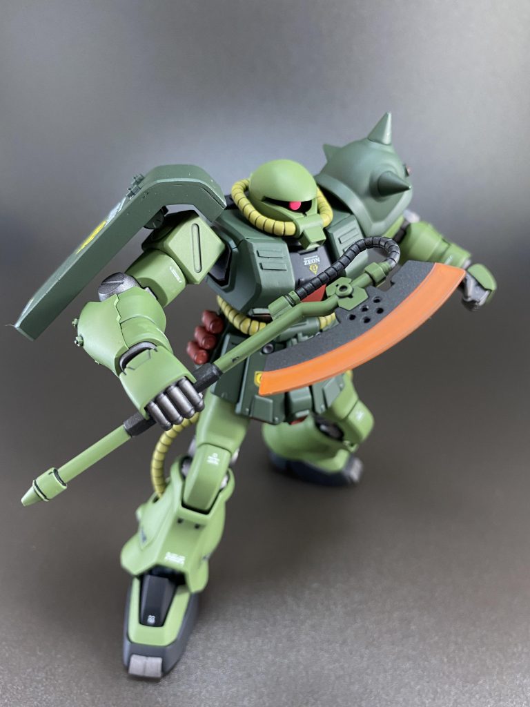 ヒートホークはMGサイズの物をジャンクから持ってきました。これでアレックスも叩き切れます。