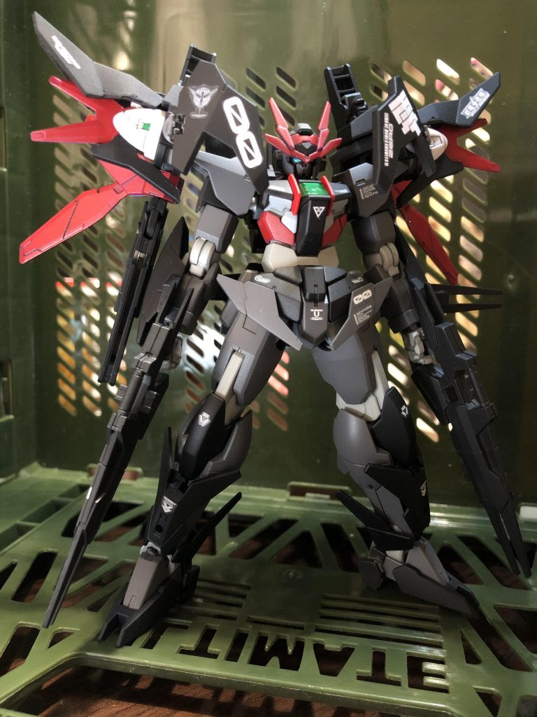 というわけで、我が兄マサキ.ハヤトのダブルオースカイメビウスを作成しました。