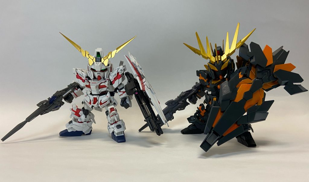 ユニコーンと一緒に🎵そのうちアームドアーマーBSとVNも造ろうか、それとも別の機体を造ろうか…