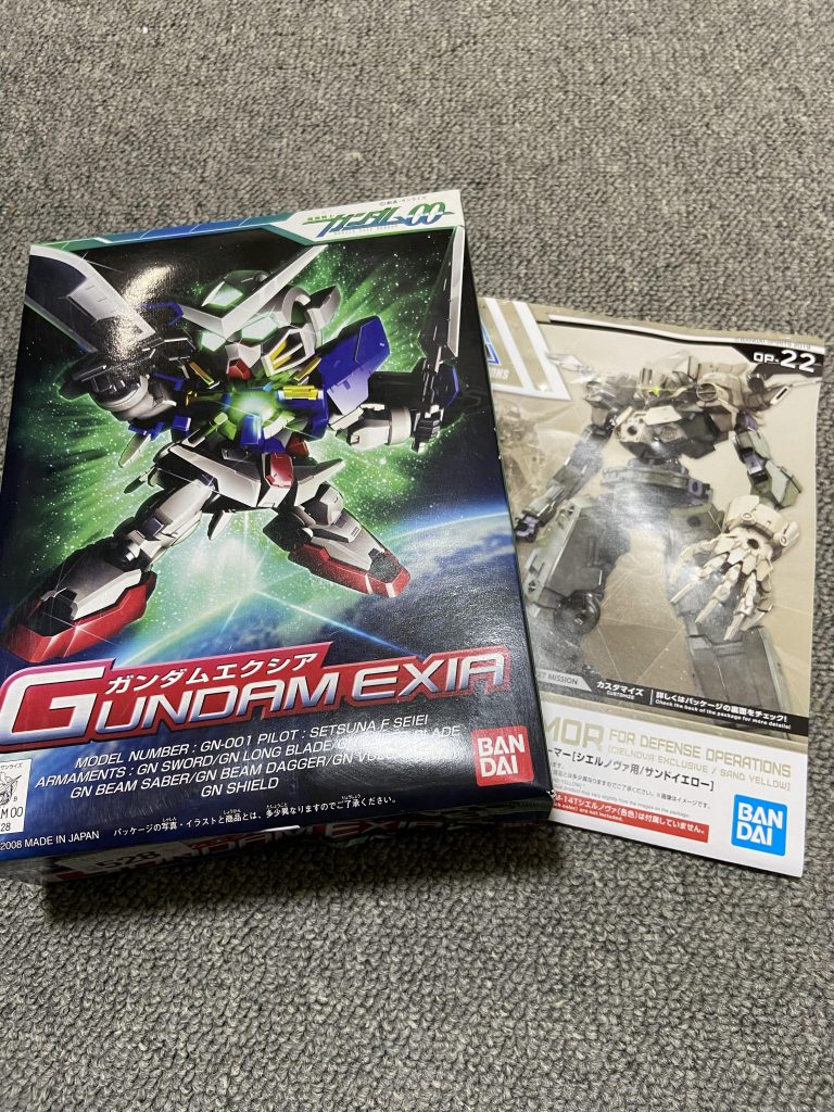 というわけで初めての武者オリガンです!使用キットBB戦士313  エクシアジャンクのストライクフリーダム(膝から下・右腕)30MM  オプションアーマージャンクのEXスタンダード アストレイレッドフレーム(左腕)他ジャンク