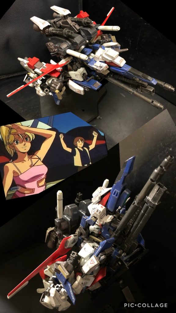 ルー「もう!なんなのコイツ達!」隊長「ハハハ!ゼータめ!今までの借りを返させて貰うぞ!」ルー「何言ってんの!?アンタなんか知らないわ!」隊長「女の声!?あの小僧では無いのか!まあいい!落とさせて貰うぞ、ゼータ!」ルー「ジュドーの知り合いなの!?3対1なんて無理よーっ!キャーっ!しかもコイツ、強いわ!」隊長「覚悟しろ、ゼータめ!」ルー「やられる!?」