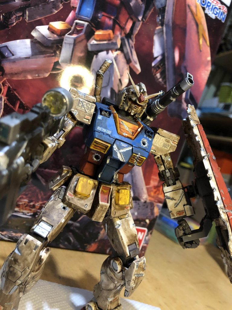 右肩の棒もわざと折ってみた