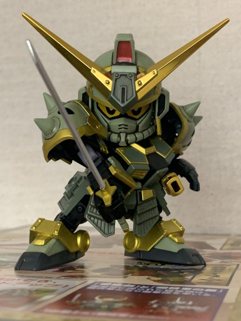 戦いの最中、武者魂が最高潮になったその一瞬だけまるで本物の頑駄無のような顔つきになるらしい……？