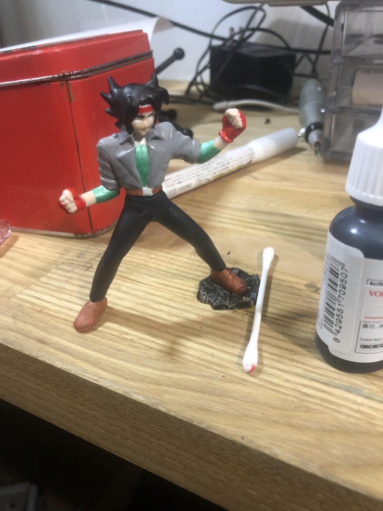 付属のドモンも頑張って塗りました