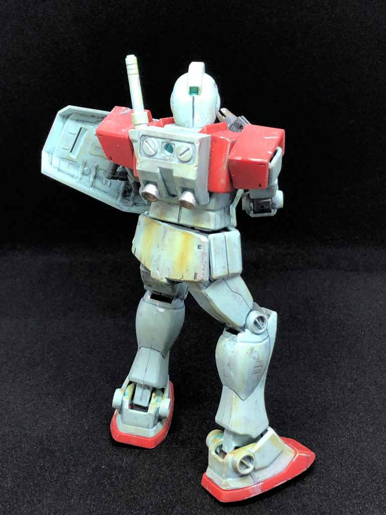 バーニアの汚れ等実際に稼働をイメージして汚してみました。