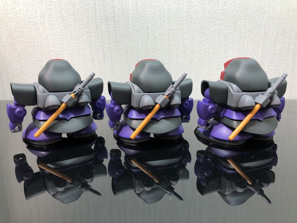 SDを完成させたのは初めてですが小さくてかわいいですね。