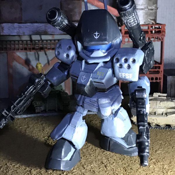 SD 量産型ガンキャノン　ホワイトディンゴ仕様