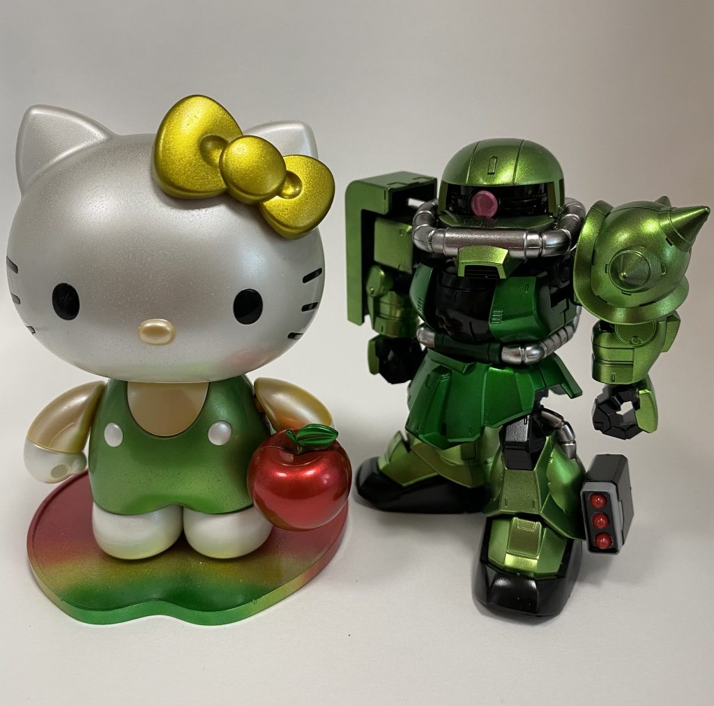 キティちゃんメットなし、ザク武器無し