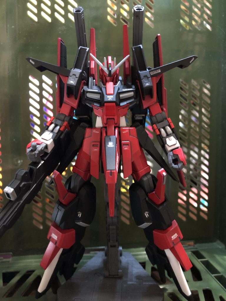 カラーリングはエステル少尉のパーソナルカラー、赤で塗装しました。