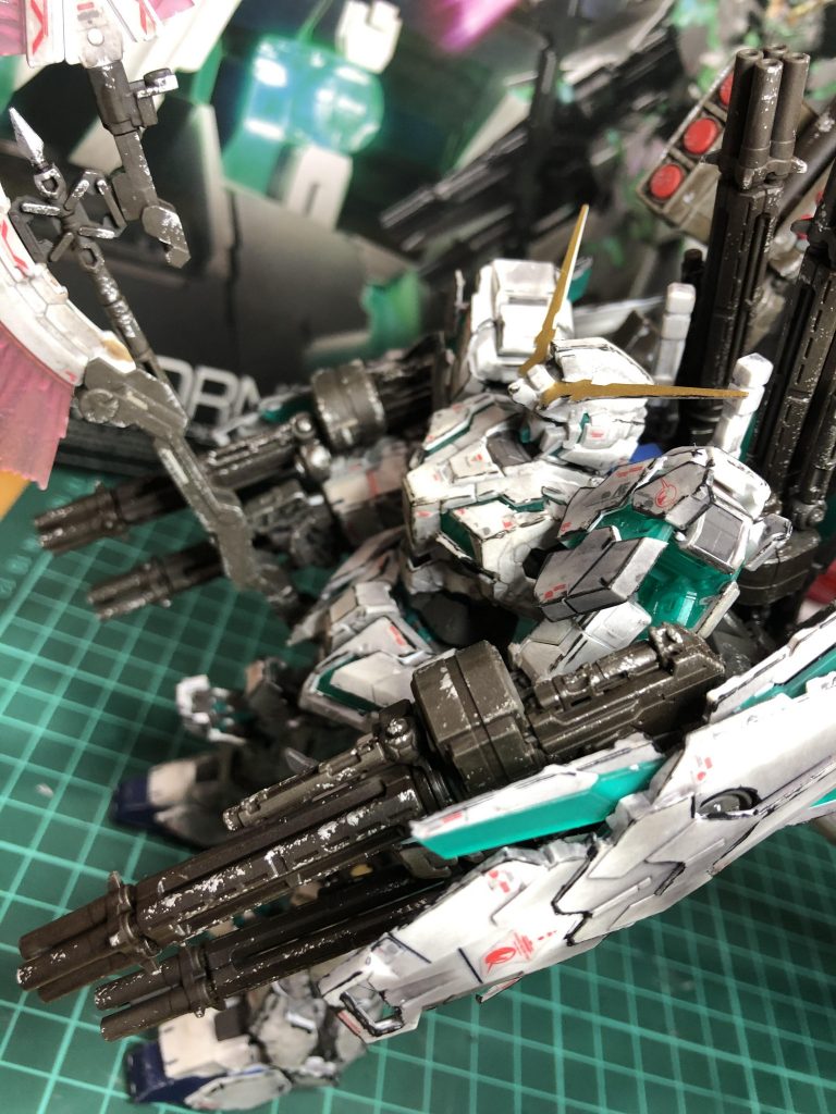 武器の汚しもがむばった