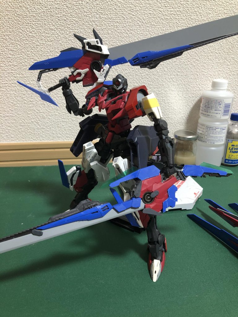 ということで今回も登場していただいたロマン武器とにかく本体との調和内でデカさと長さに極振りしました。 