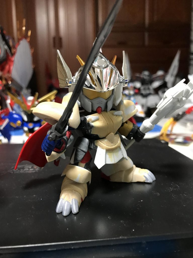 初期の構想です。ここから兜だけ変更しました