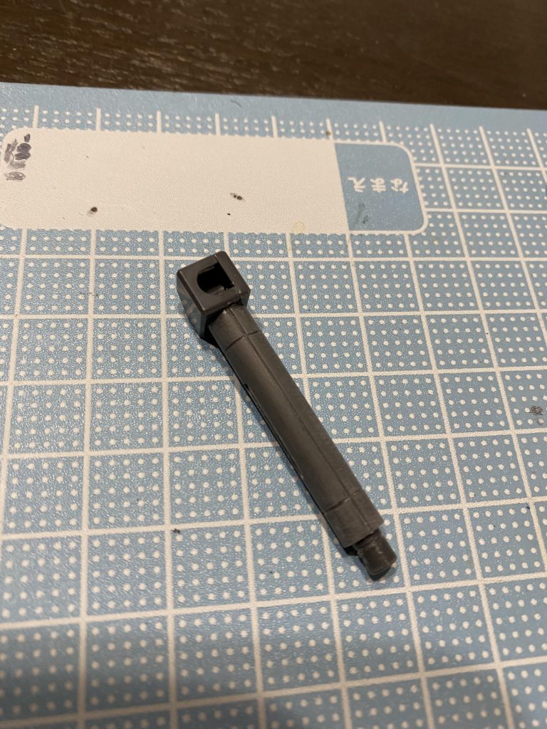 アグニのアームは弾落ちモールドで合わせ目を処理しました