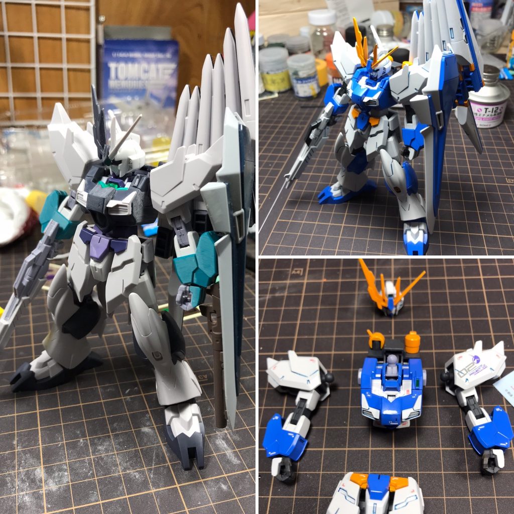 パチ組み→基本塗装→デカールワーク中