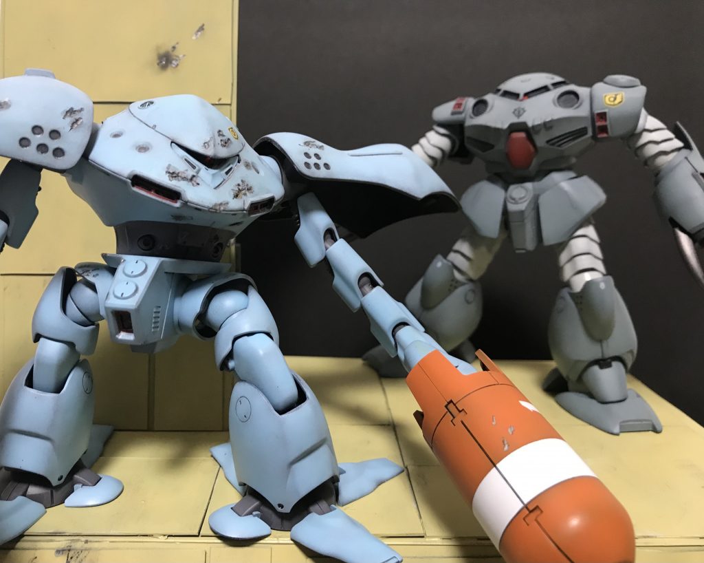 前回作ったズゴックe と!