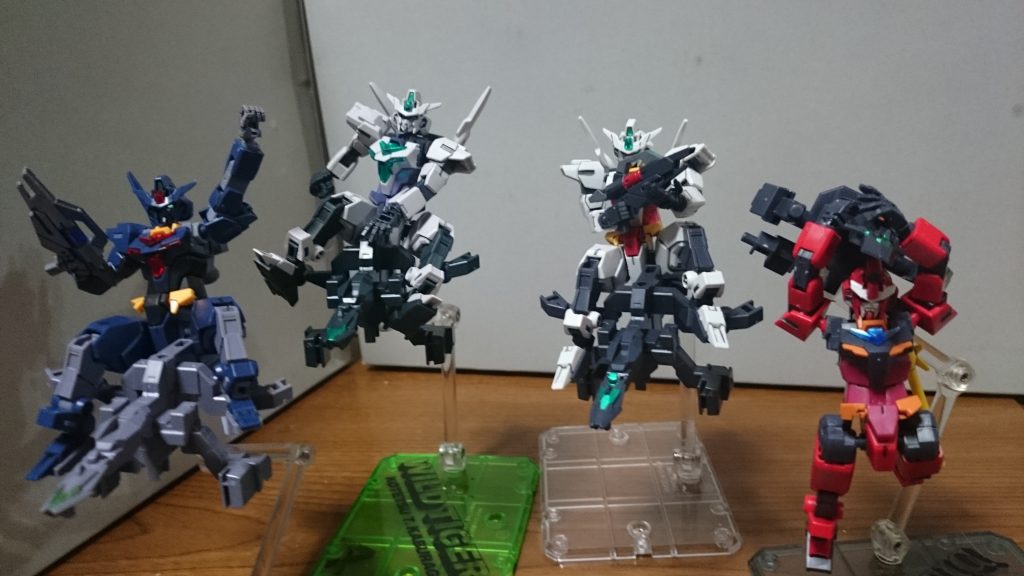 各々のサポートマシン(骨のみ)で空中散歩