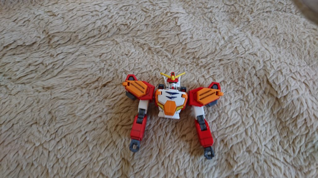 上半身組み立てました。