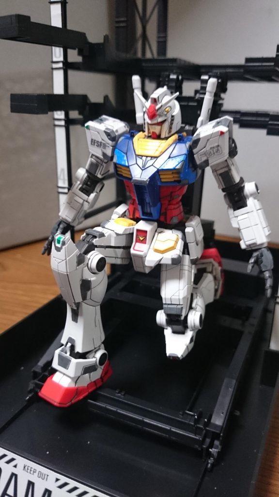 膝立ち再現の下