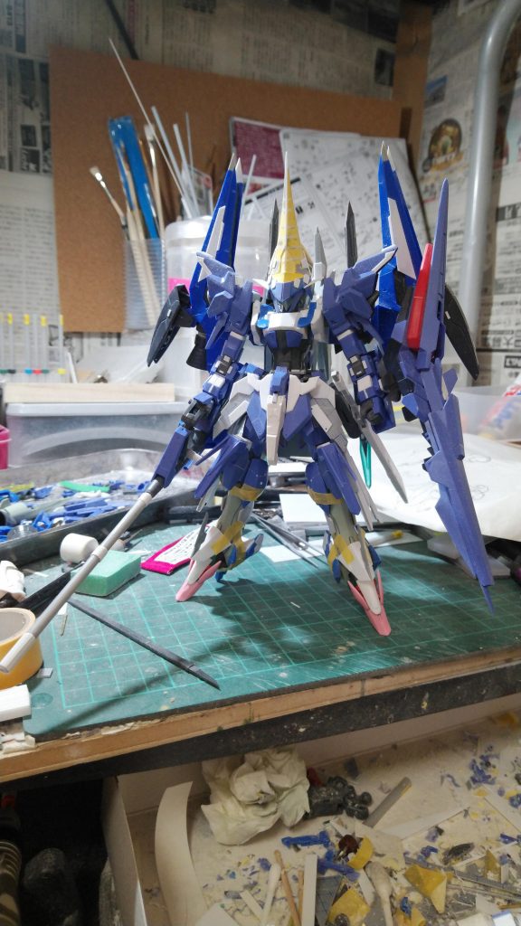 プラ板や壽屋のパーツを使い細部の作り込み