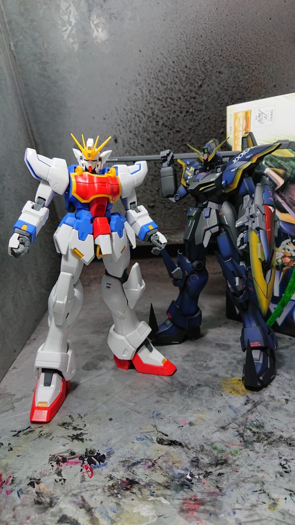 塗装前のシェンロンとのツーショット