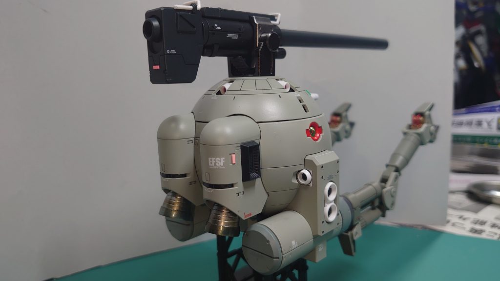 バーニアのグラデーションに挑戦しました。少しは焼けた鉄っぽい表現ができたのでしょうか。