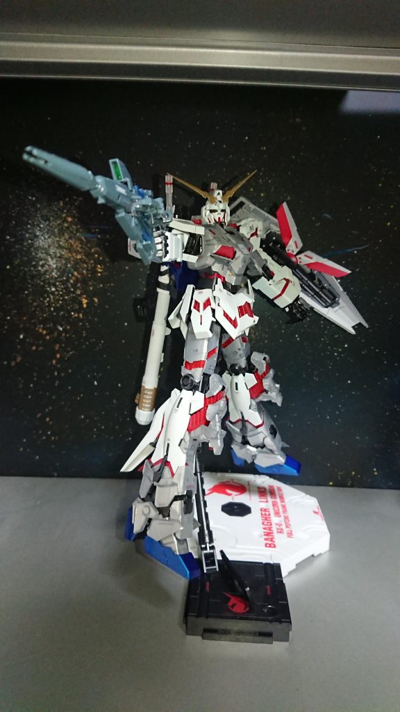 全部乗せで精一杯のポーズ